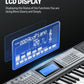 61 Key Keyboard Piano, Electric Piano Keyboard Kit with 249 Voices, 249 Rhythms - Includes Piano Stand, Stool, Microphone, Gift for Beginners, Black (DEK-610S)