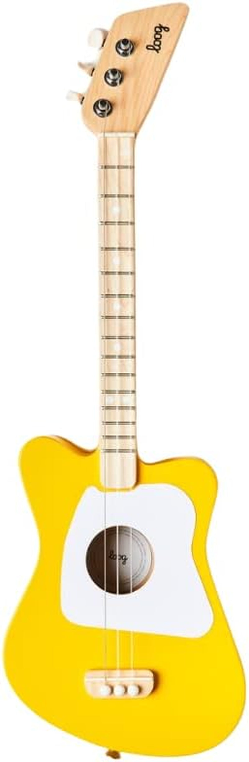Mini Acoustic Kids Guitar for Beginners 3-Strings Ages 3+ Learning App and Lessons Included