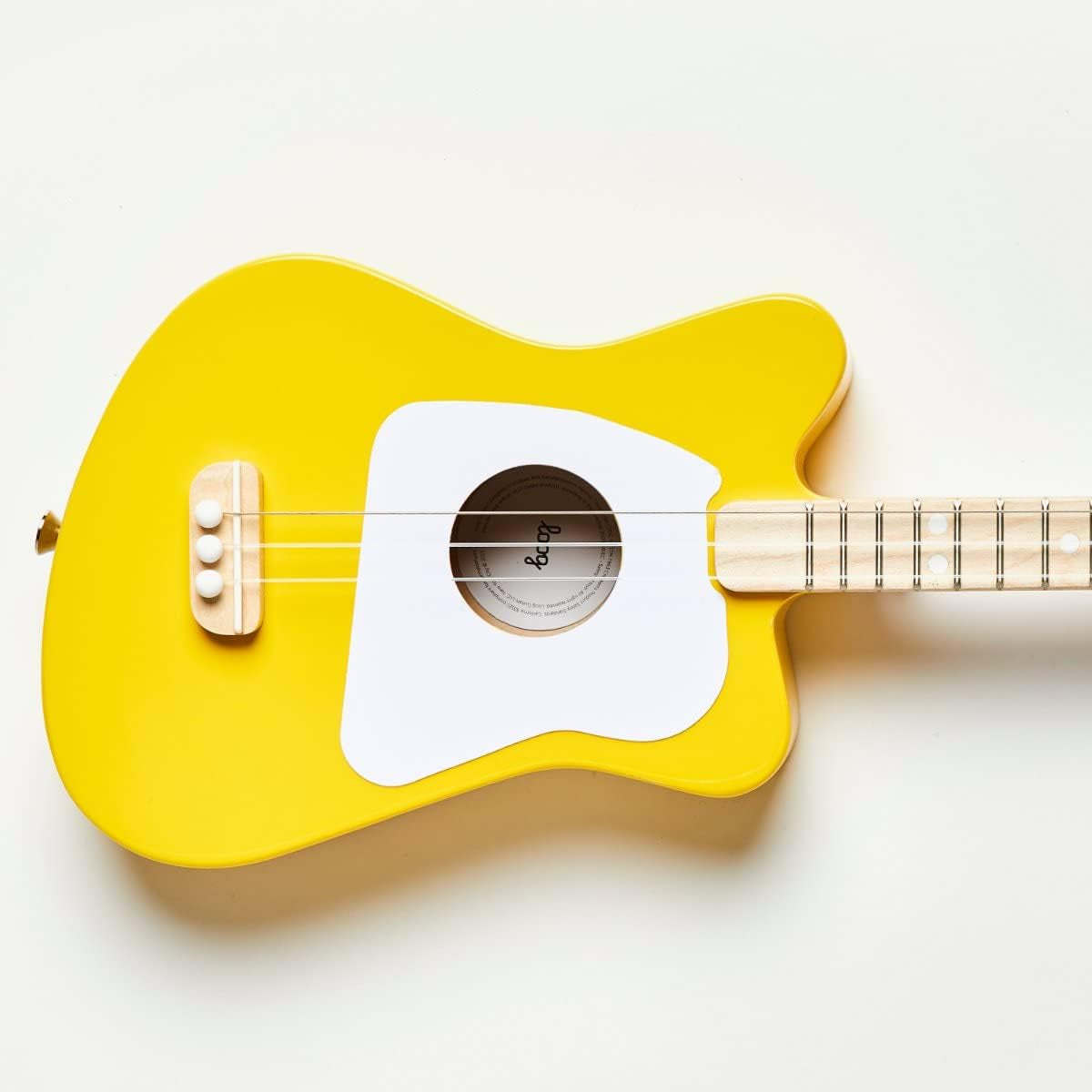 Mini Acoustic Kids Guitar for Beginners 3-Strings Ages 3+ Learning App and Lessons Included