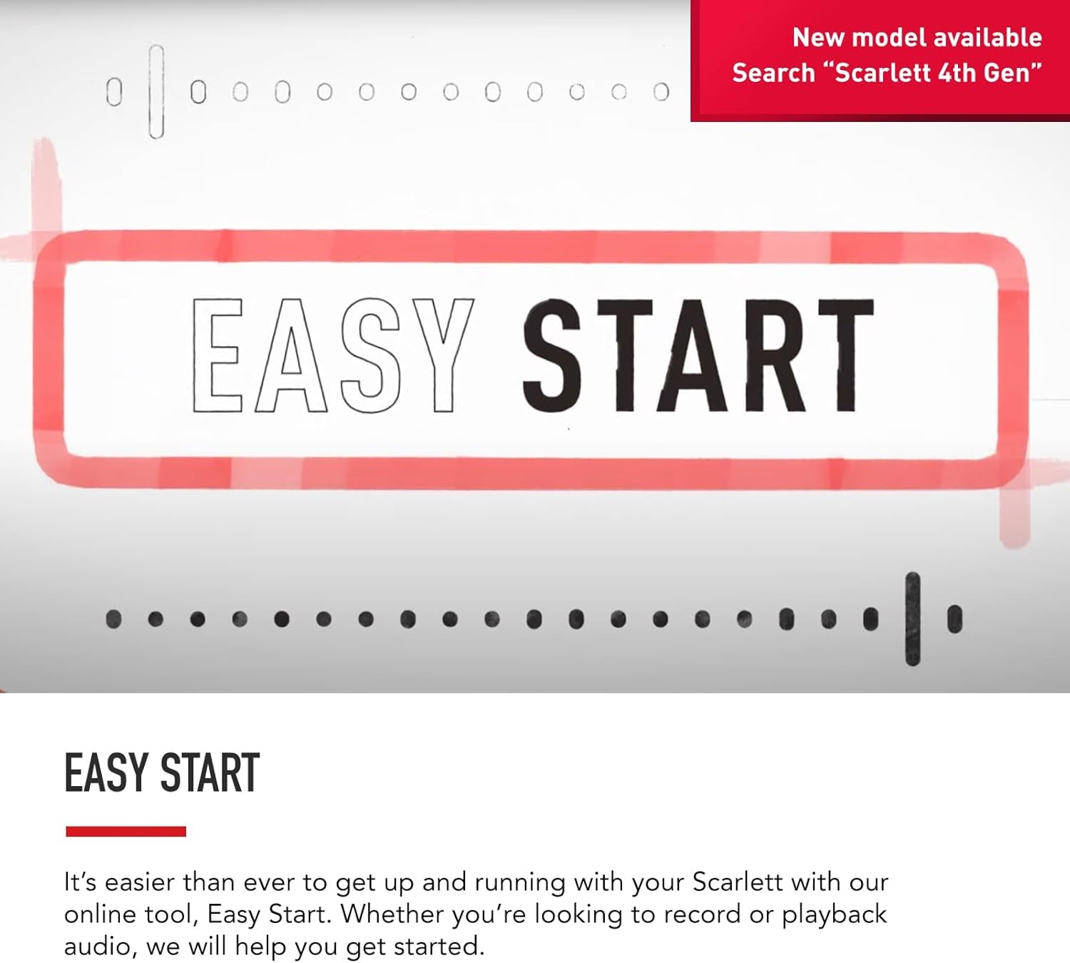 Scarlett Solo 3Rd Gen USB Audio Interface for Guitarists, Vocalists, Podcasters or Producers to Record and Playback Studio Quality Sound